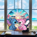 Personalized Suncatcher Ornament Custom Name Ohana Gift Window Hanging Suncatcher Ornament GradoCreations