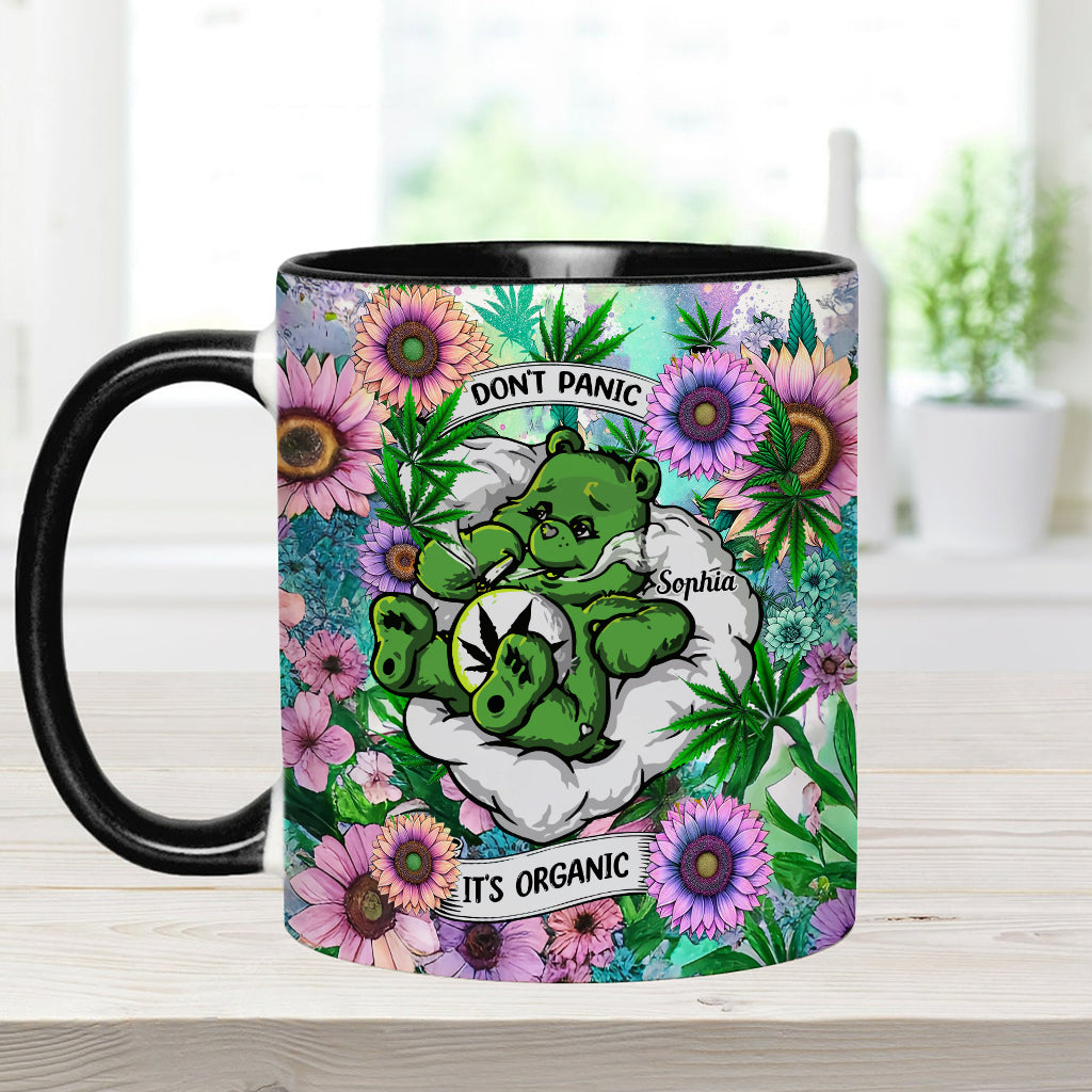 Personalized Weed Accent Mug Custom Name Gift for Her Accent Mug GradoCreations