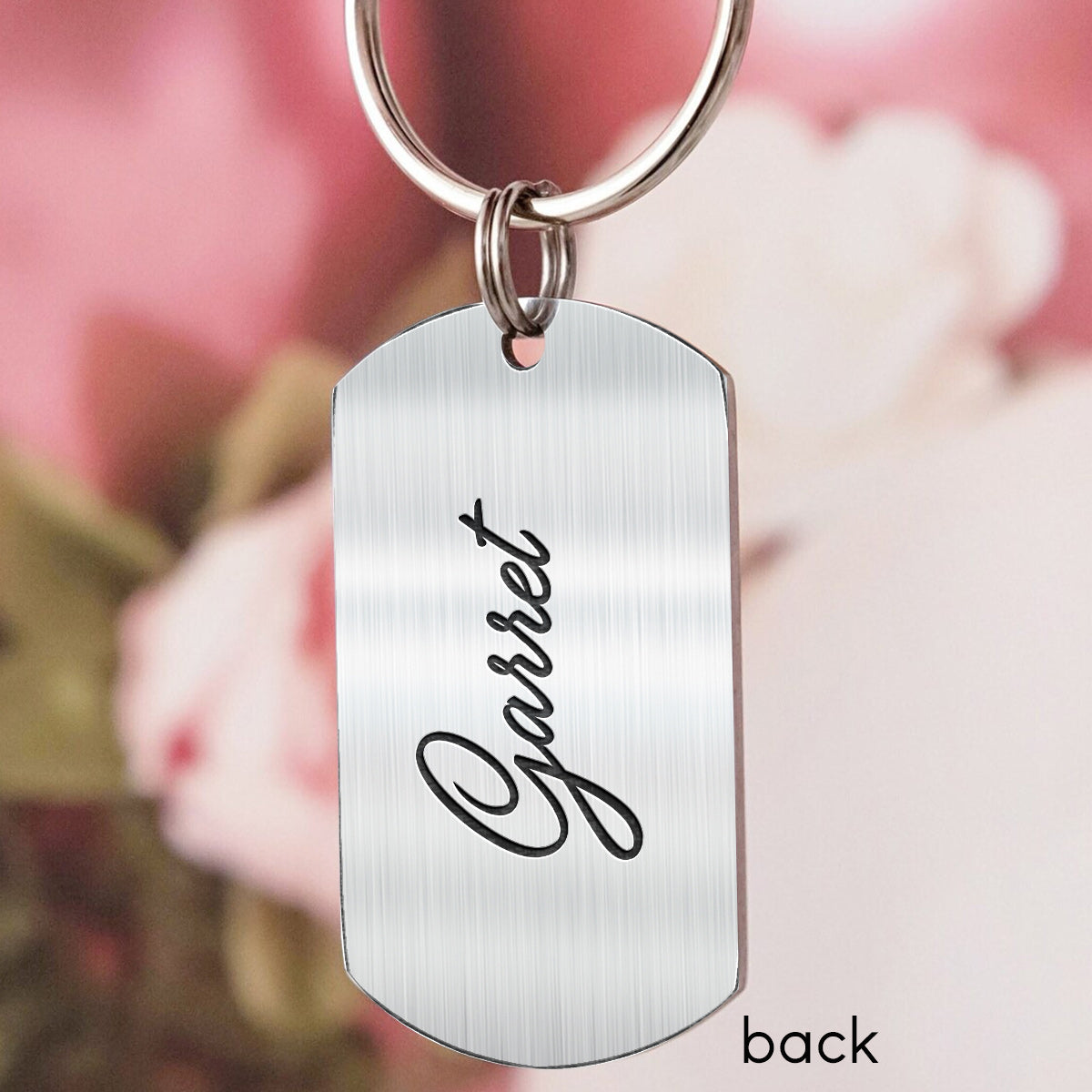 Personalized LGBT Support Epoxy Metal Keychain Unique Gift Epoxy Metal Keychain GradoCreations