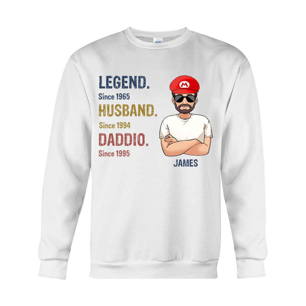 Personalized Super Plumber T-Shirt & Hoodie for Dad | Custom Name Gift T-shirt & Hoodie GradoCreations