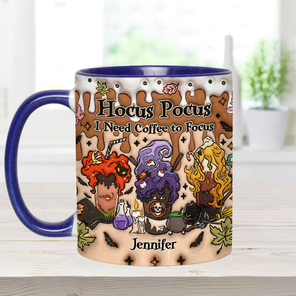 Personalized Three Witches Accent Mug for Fall Coffee Lovers Accent Mug GradoCreations