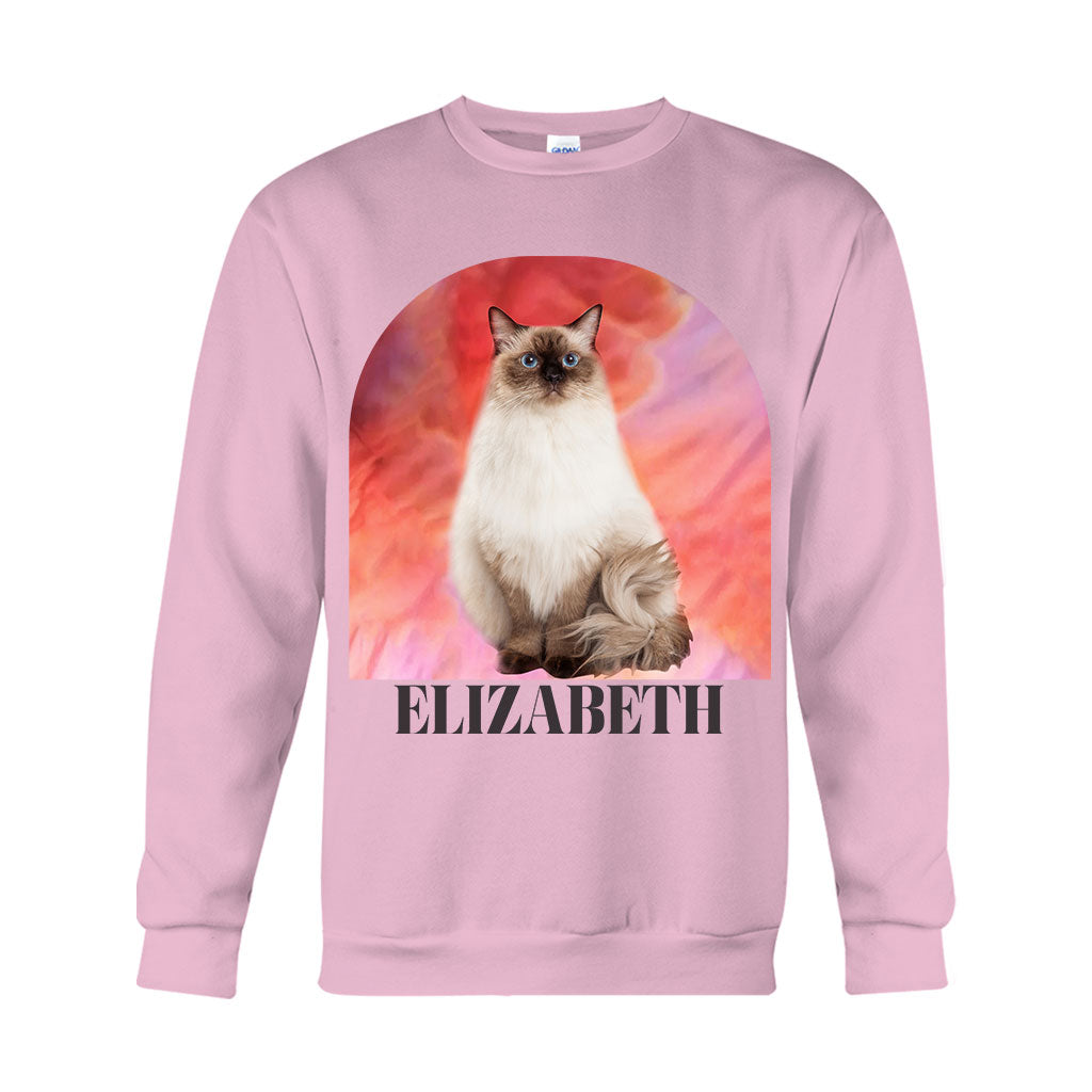 Personalized Cat T-Shirt & Hoodie Custom Name Gift for Cat Lovers T-shirt & Hoodie GradoCreations