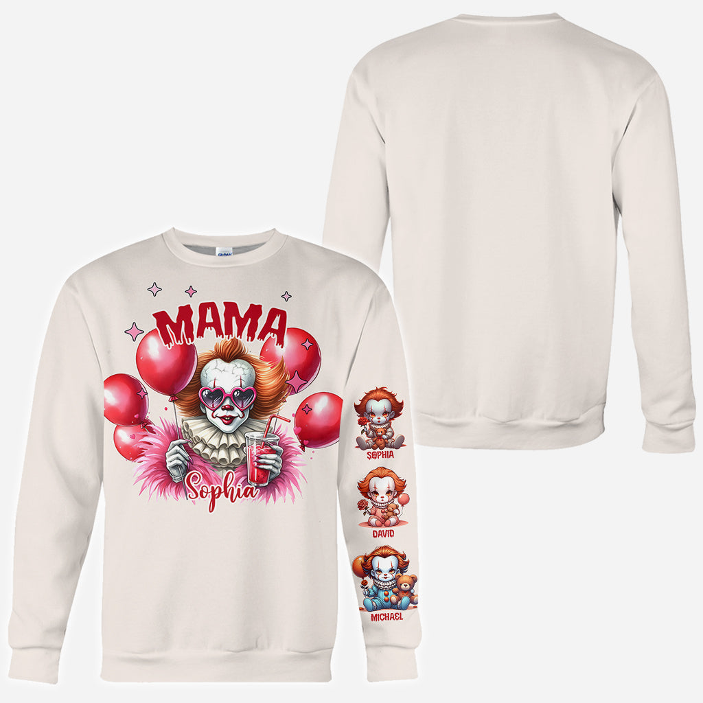 Personalized Scary Mama All Over Shirt Custom Name Gift All Over Shirt GradoCreations
