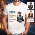 Personalized Star Wars T-shirt Hoodie Gift for Dad Legend Husband T-shirt & Hoodie GradoCreations