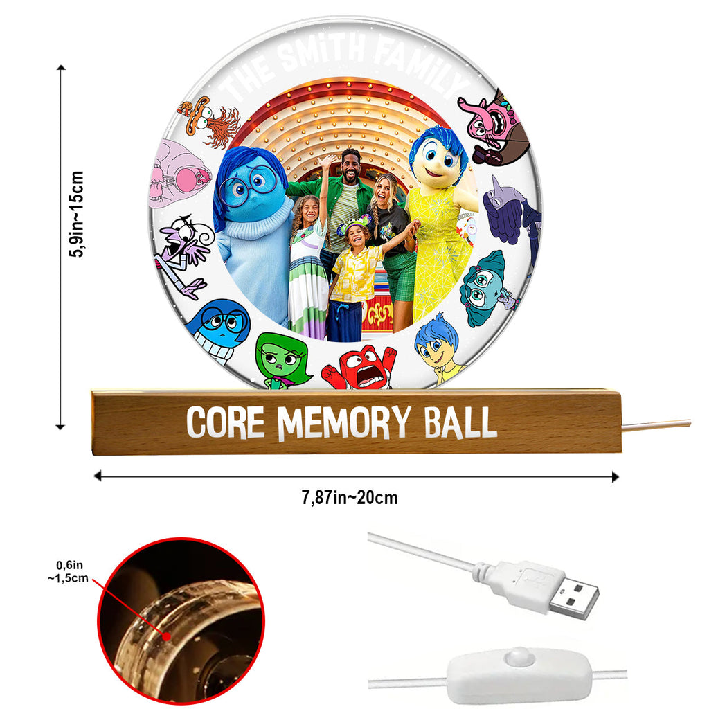 Personalized LED Night Light Custom Photo Gift for Family Shaped Led Night Light GradoCreations