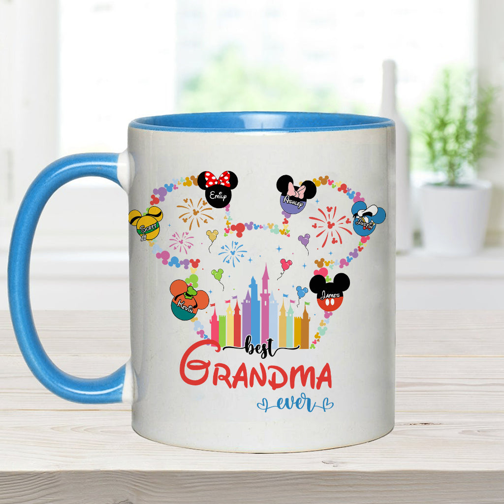Personalized Grandma Accent Mug Custom Name Gift for Mother's Day Accent Mug GradoCreations