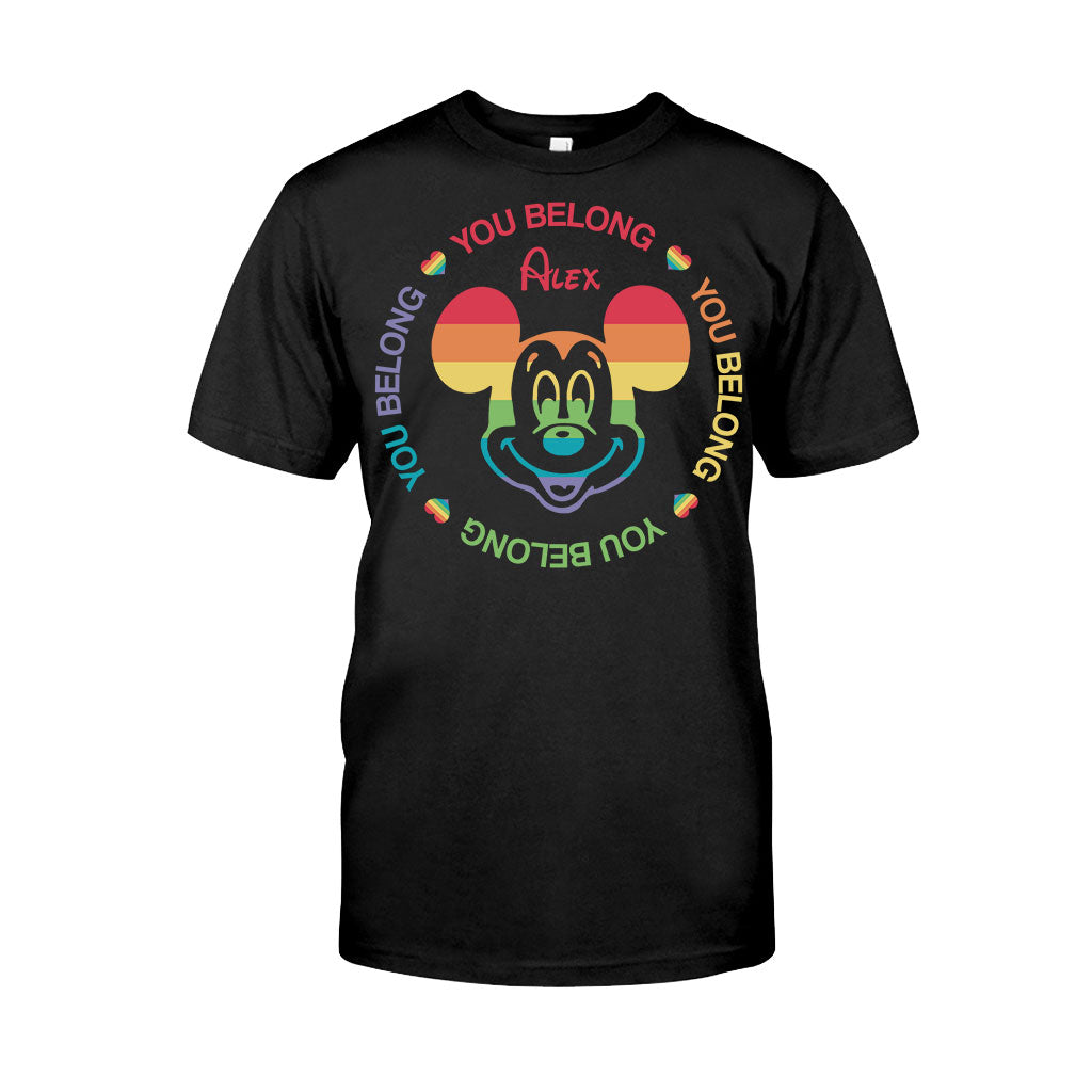 Personalized LGBT Pride T-shirt & Hoodie with Custom Name T-shirt & Hoodie GradoCreations