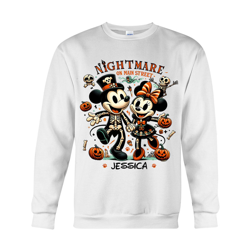 Personalized Nightmare On Main Street T-shirt & Hoodie for Halloween Gift T-shirt & Hoodie GradoCreations