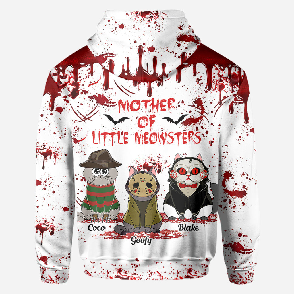 Personalized Cat Themed All-Over Print Shirt for Cat Lovers All Over Shirt GradoCreations