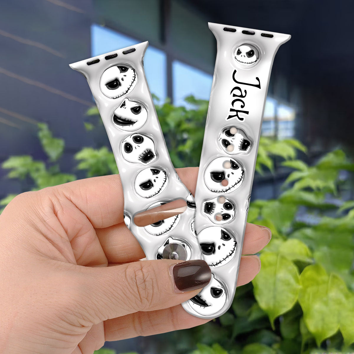 Personalized Nightmare Before Coffee Apple Watch Band for Fans Apple Watch Band GradoCreations