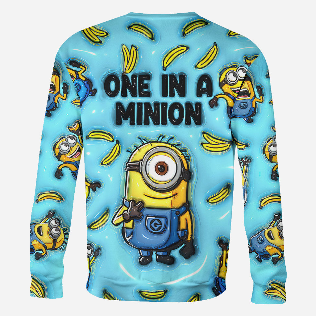 Personalized Minion All Over Shirt Custom Name Birthday Gift All Over Shirt GradoCreations