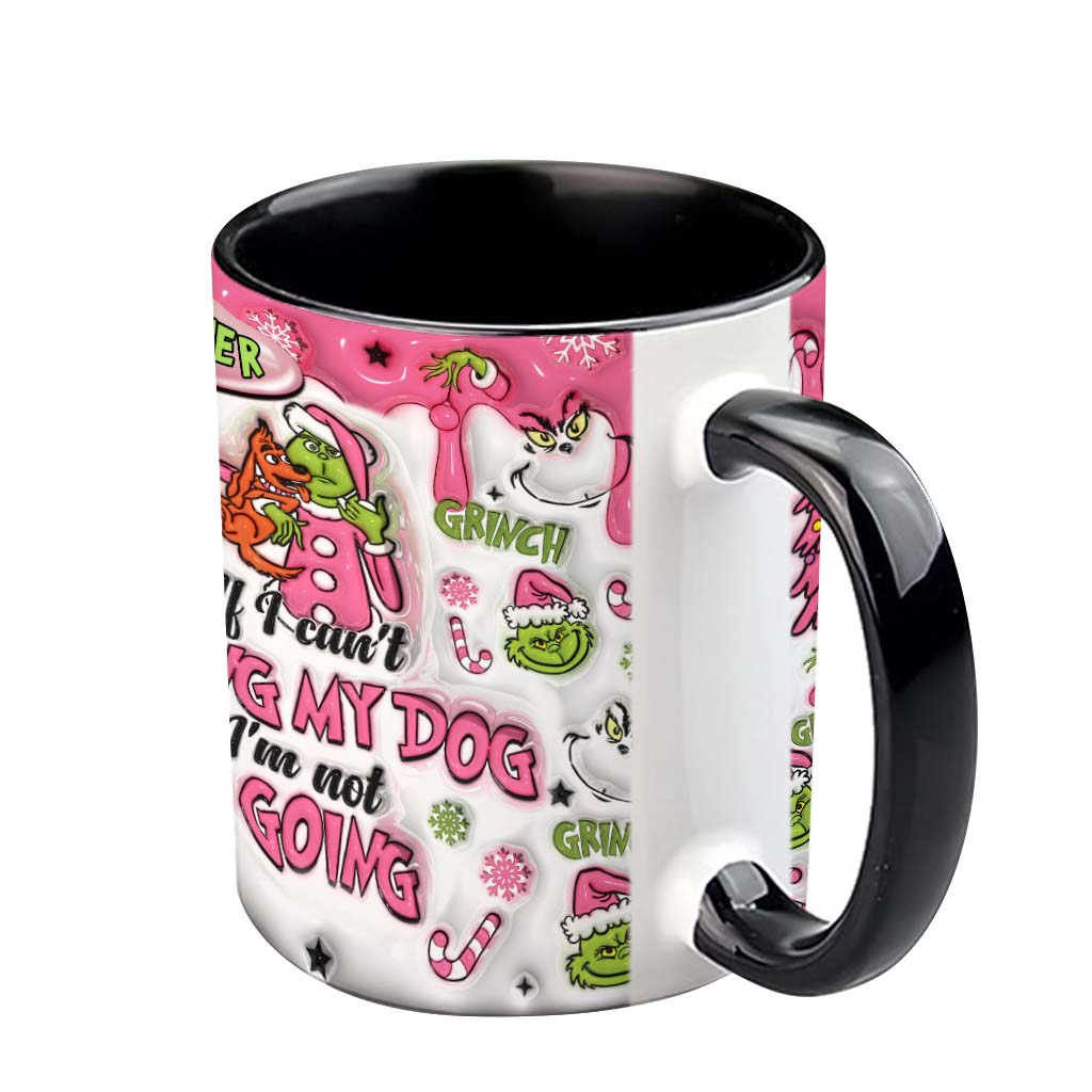 Personalized Grinch Accent Mug Custom Name Gift for Dog Lovers Accent Mug GradoCreations