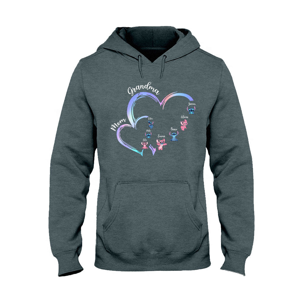 Personalized Grandma T-Shirt & Hoodie with Ohana Design for Family Gifts T-shirt & Hoodie GradoCreations