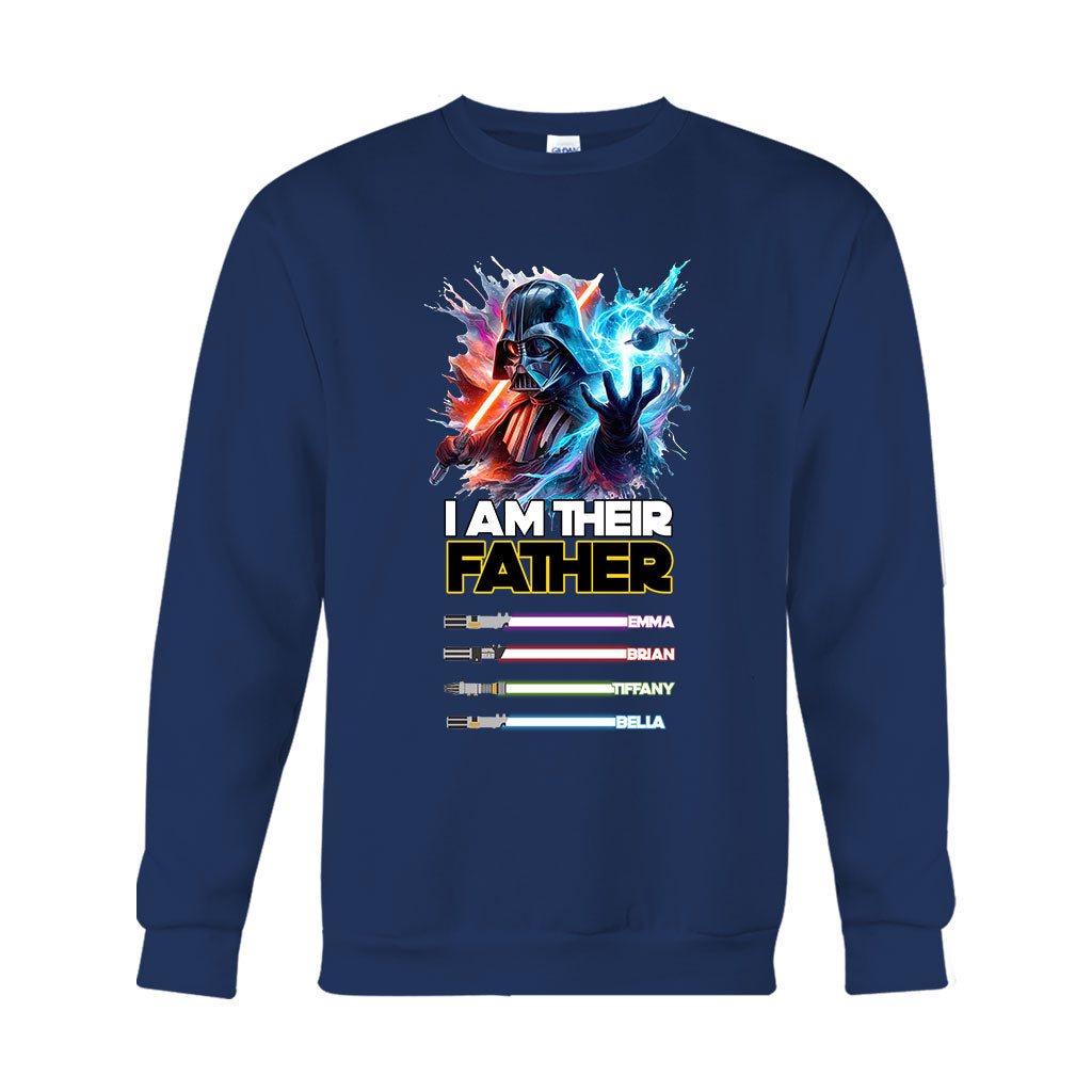 Personalized I Am Their Father T-shirt Gift for Dad T-shirt & Hoodie GradoCreations