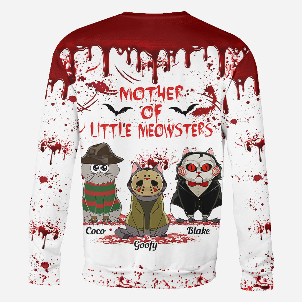 Personalized Cat Themed All-Over Print Shirt for Cat Lovers All Over Shirt GradoCreations