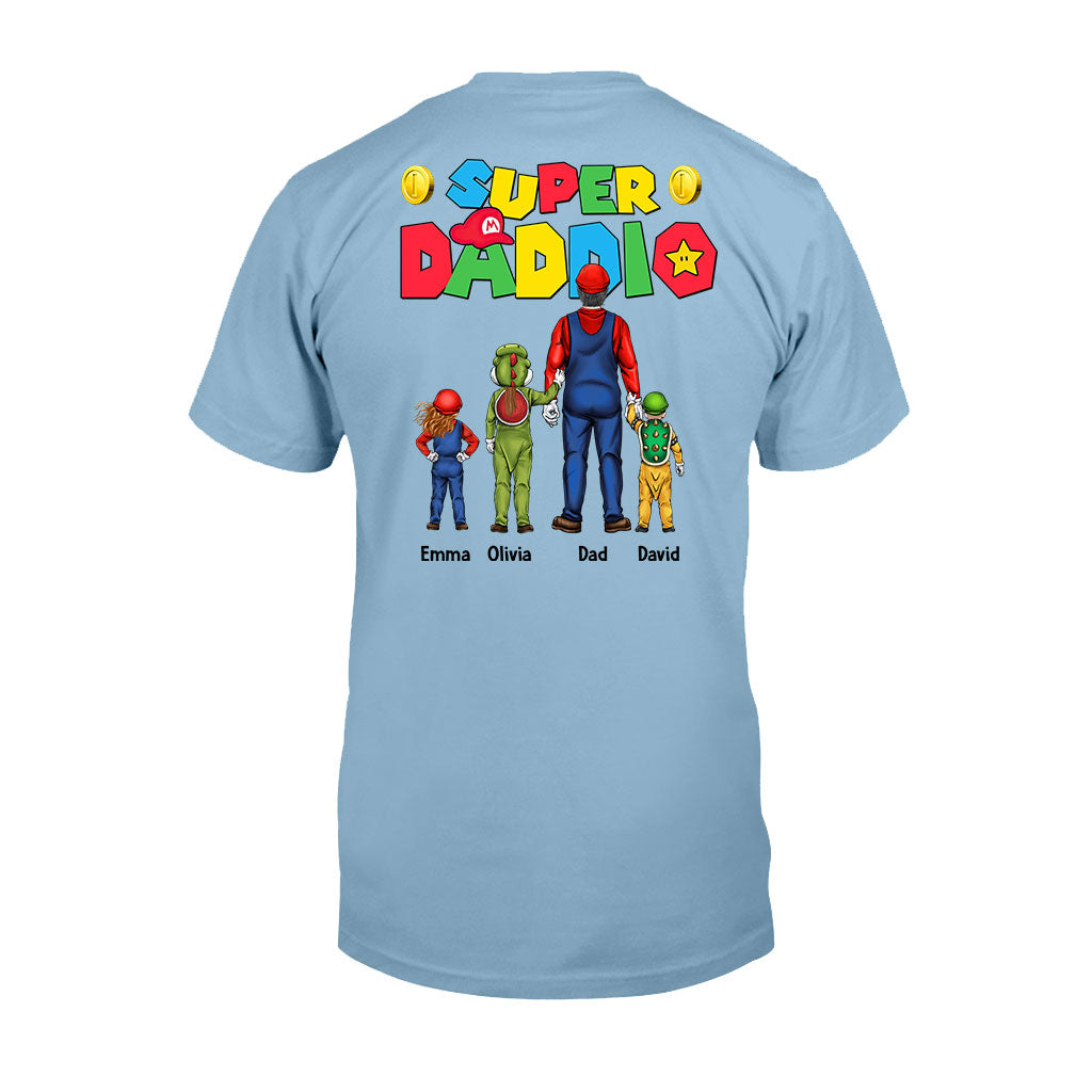 Personalized Super Daddio T-Shirt and Hoodie Gift for Dad T-shirt And Hoodie GradoCreations