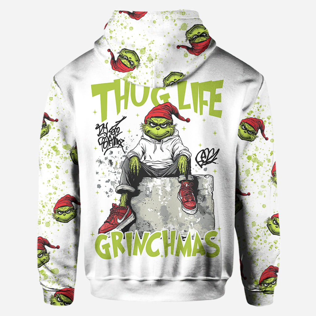 Personalized Grinch Hoodie & Leggings Set Custom Name Gift for Christmas Hoodie & Leggings GradoCreations