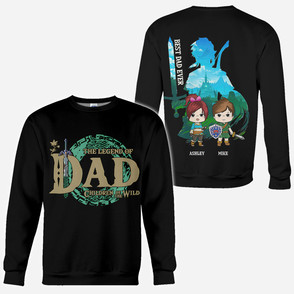 Personalized All Over Shirt The Legend of Dad/Mom Gift Idea All Over Shirt GradoCreations