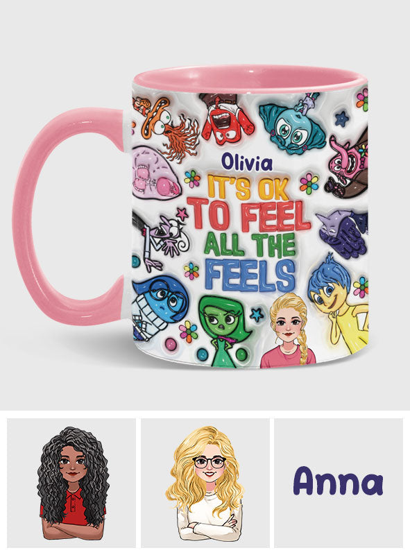 Personalized Cute Accent Mug Gift for Birthdays & Graduations Accent Mug GradoCreations