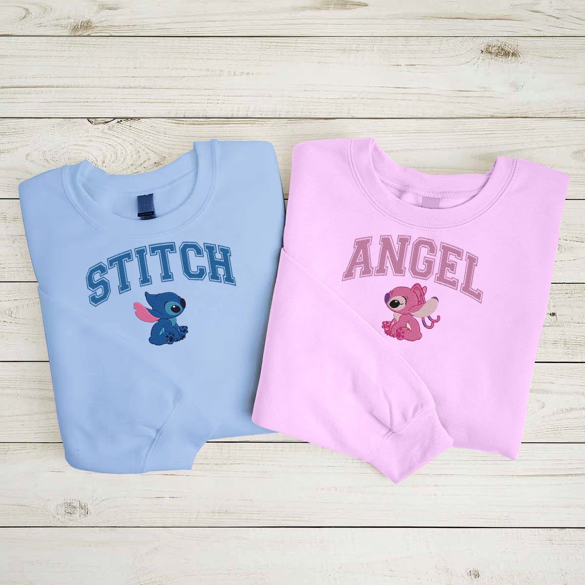 Personalized Ohana Embroidered Sweater Custom Gift for Couples Embroidered Sweater GradoCreations