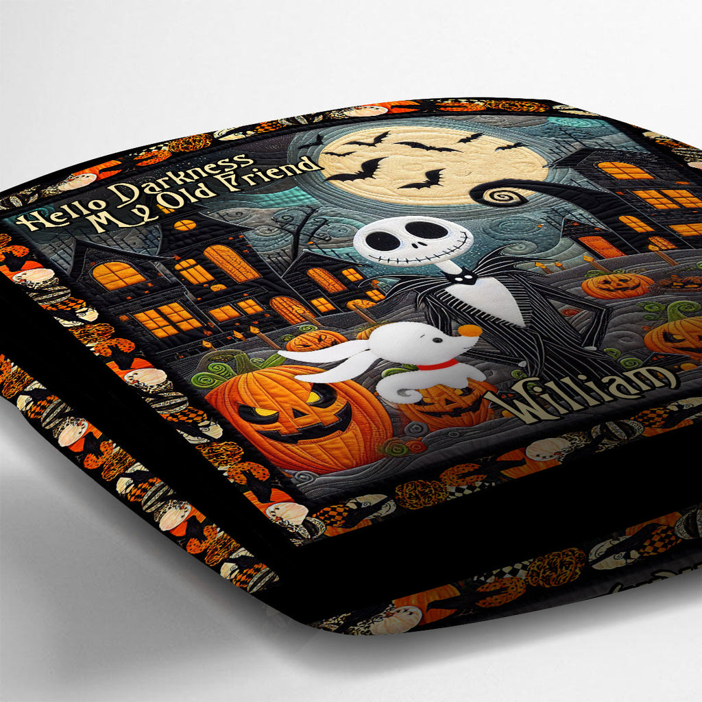 Personalized Nightmare Throw Pillow Halloween Gift for Kids Throw Pillow GradoCreations