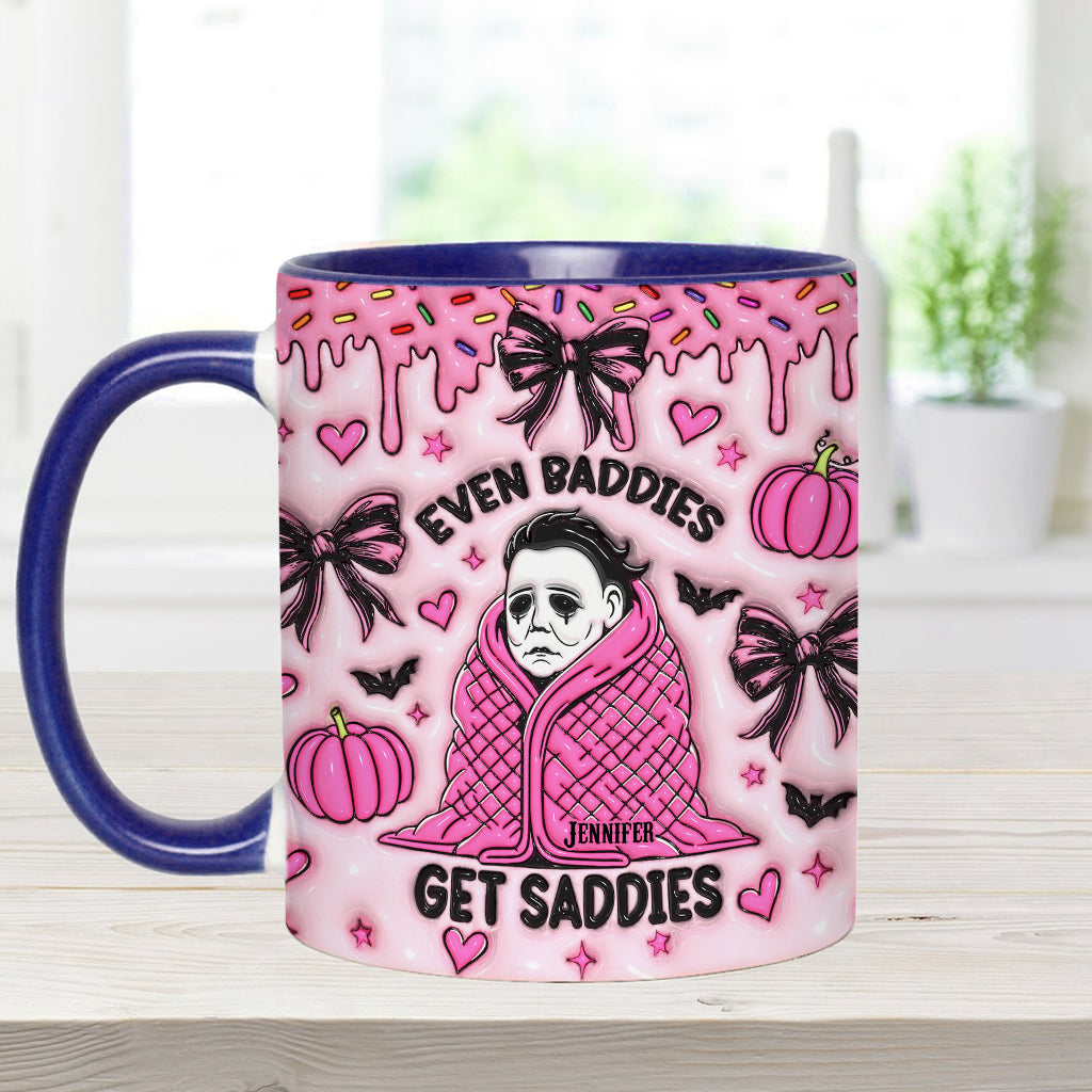 Personalized Two-Tone Accent Mug with Halloween Theme Gift Accent Mug GradoCreations
