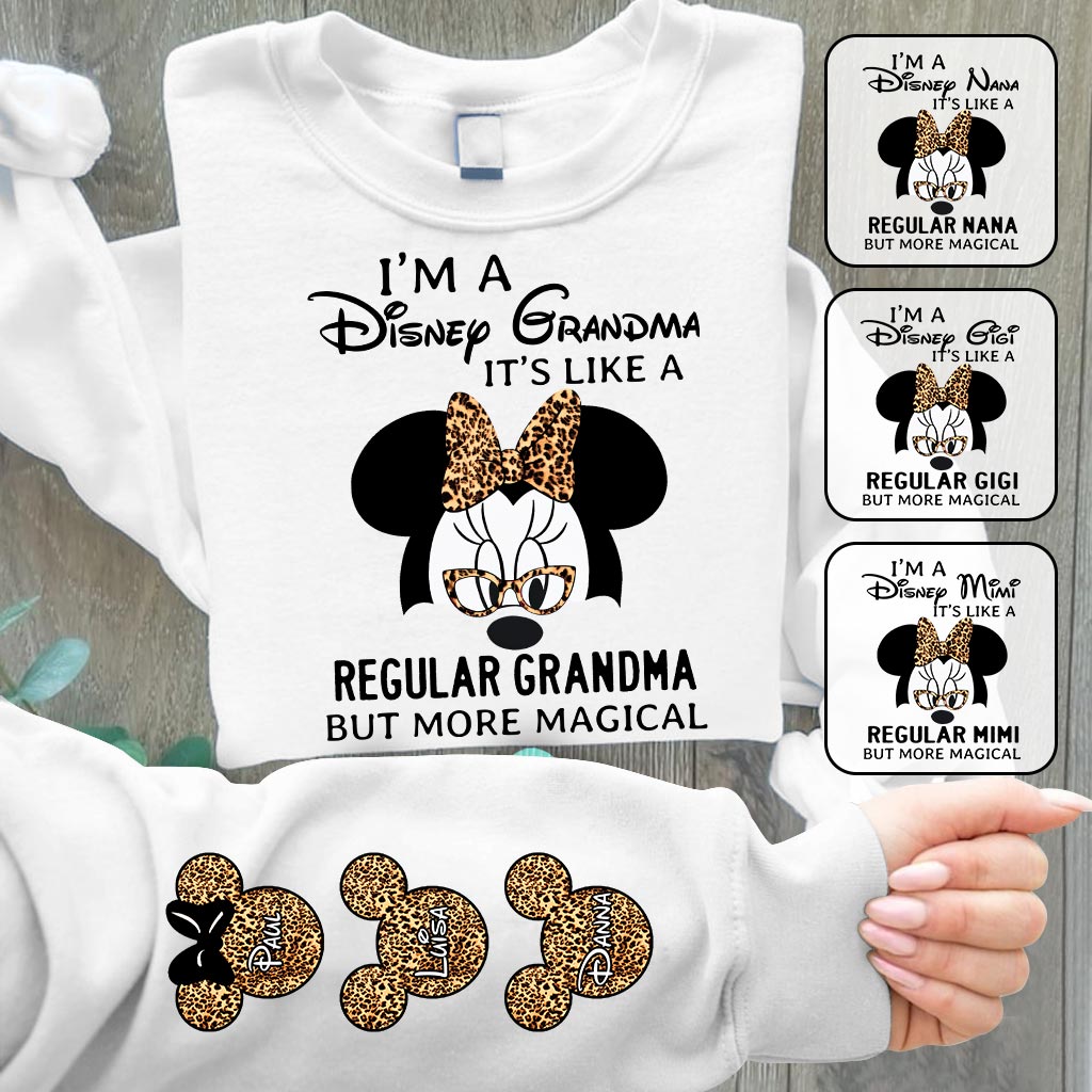 Personalized Disney Grandma All Over Shirt Custom Name Gift All Over Shirt GradoCreations