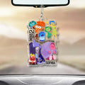 Personalized Acrylic Car Ornament Custom Name Gift for Kids One-sided Custom Shaped Car Ornament GradoCreations