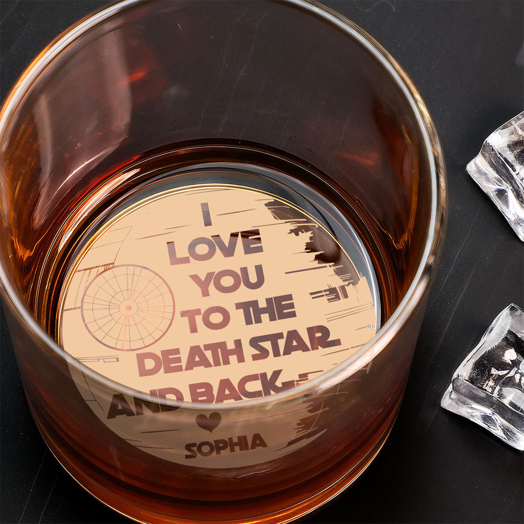 Personalized Engraved Whiskey Glass Custom Love Message Gift Engraved Whiskey Glass GradoCreations
