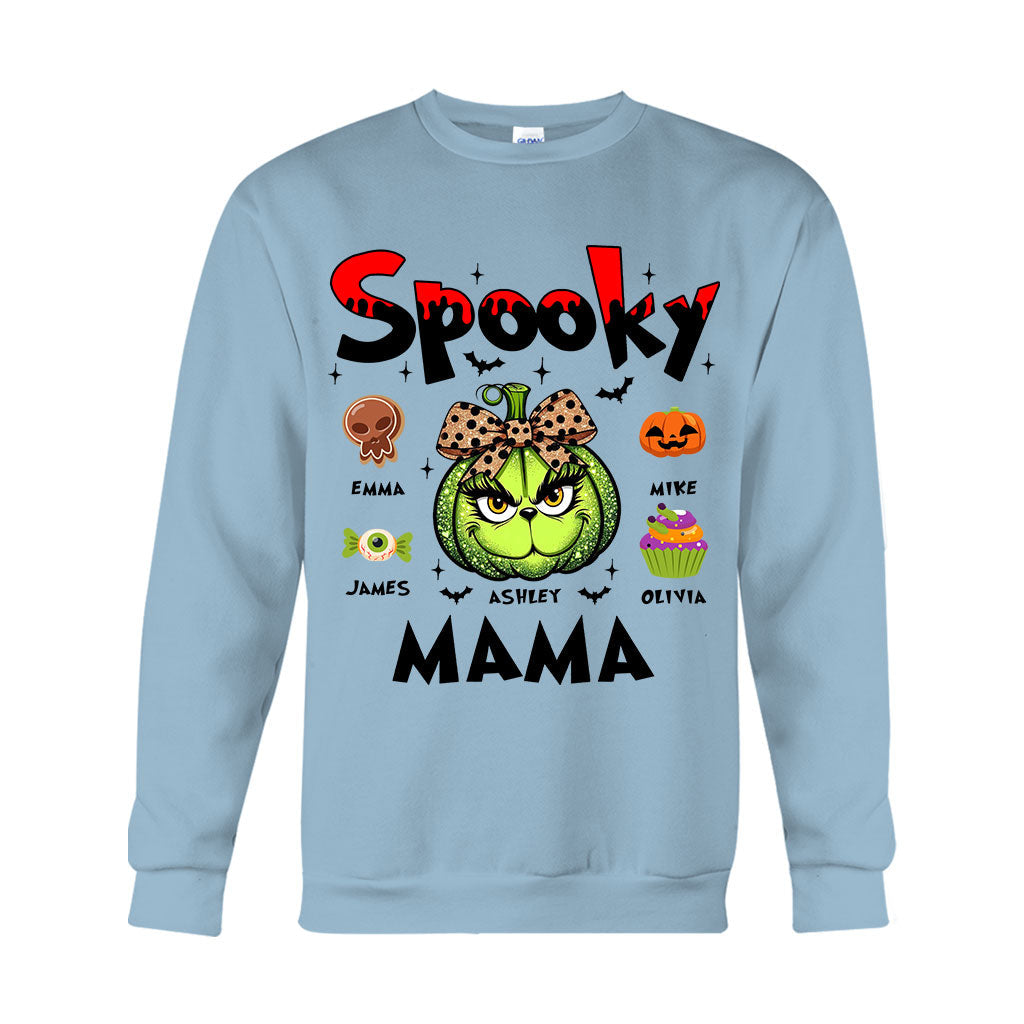 Personalized Spooky Mama T-shirt & Hoodie for Halloween Gift T-shirt & Hoodie GradoCreations