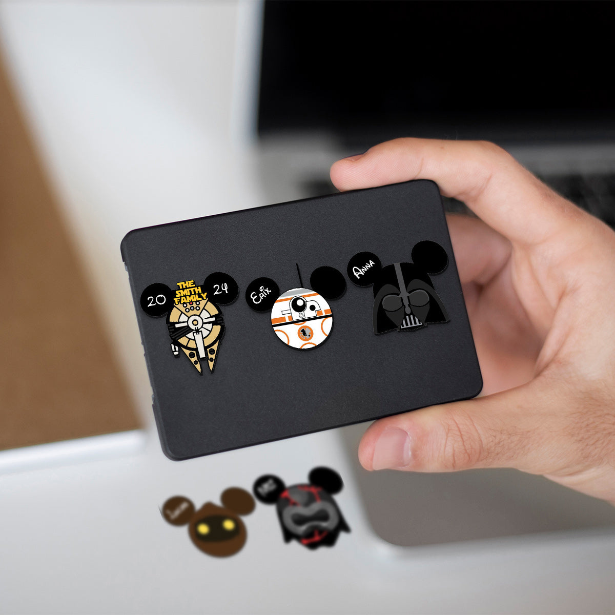 Personalized Mouse Magnet Custom Family Photos Gift Magnet GradoCreations