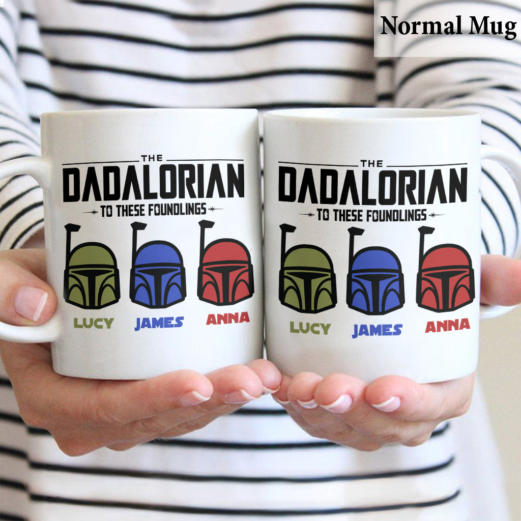 Personalized The Dadalorian Mug Custom Family Names Gift Mug GradoCreations