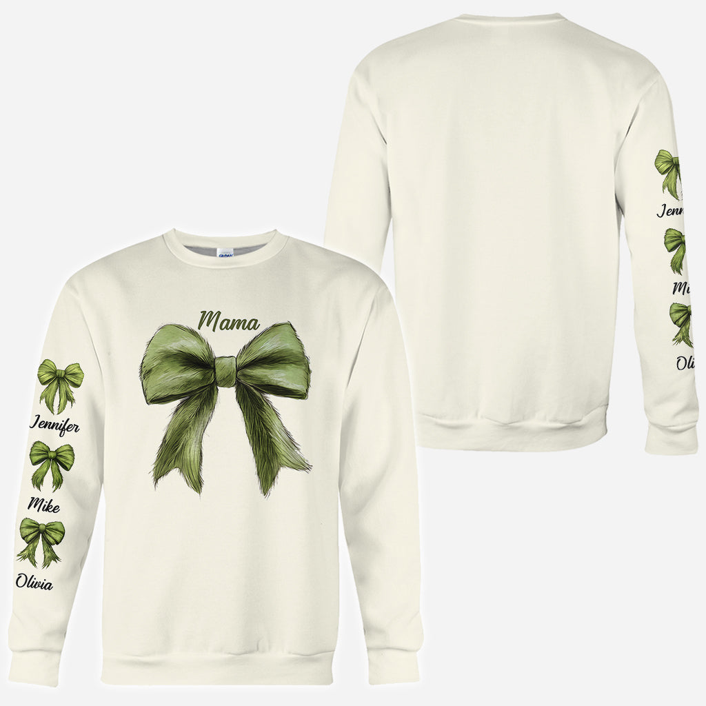 Personalized Mama Christmas All Over Shirt Custom Family Gift All Over Shirt GradoCreations