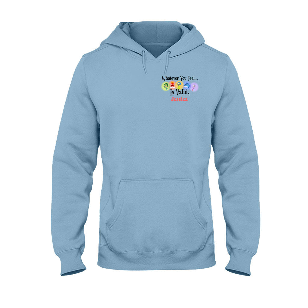Personalized Inside Out T-shirt Custom Message Gift Idea T-shirt And Hoodie GradoCreations