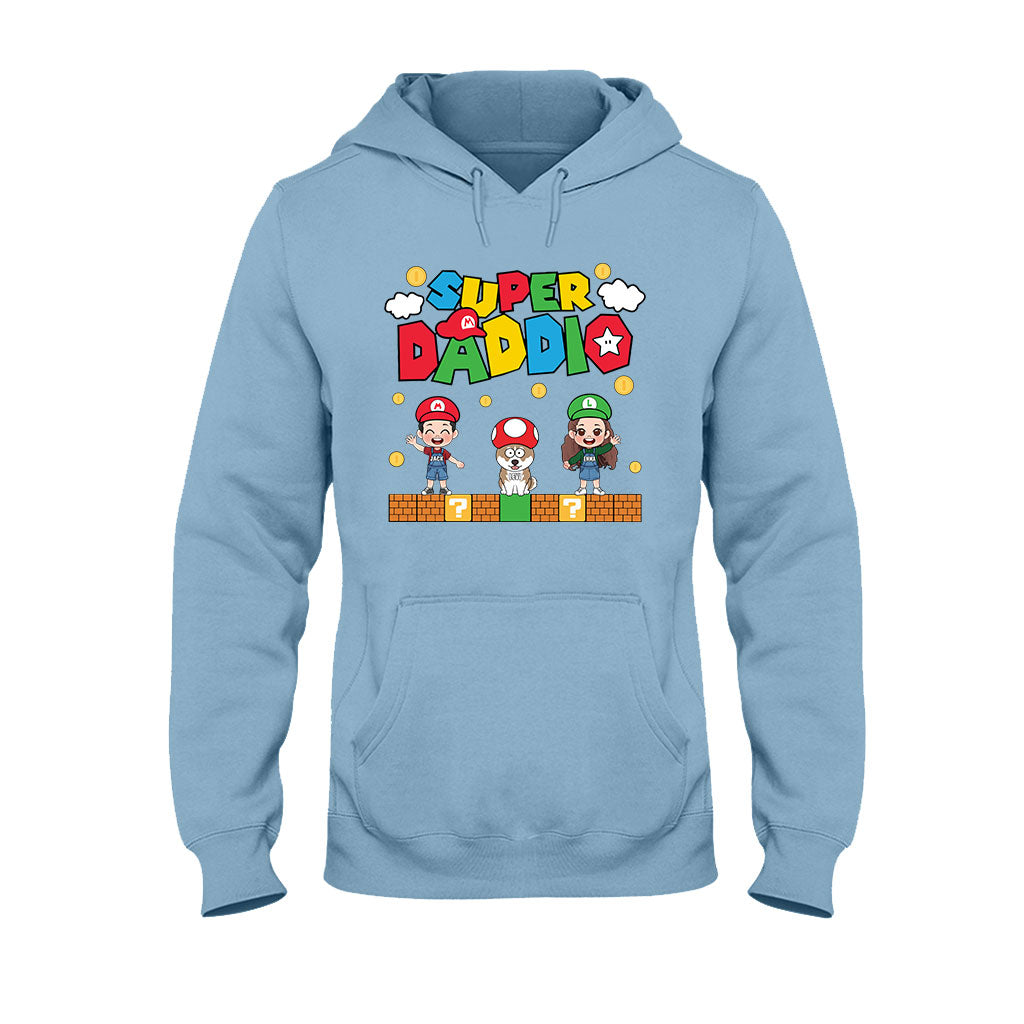 Personalized Super Daddio T-shirt & Hoodie Gift for Dad T-shirt & Hoodie GradoCreations