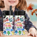 Personalized Kids Water Bottle Custom Name Fun Design Gift Kids Water Bottle GradoCreations