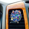 Personalized Shaped Car Visor Clip All Feelings Welcome Gift Shaped Car Visor Clip GradoCreations