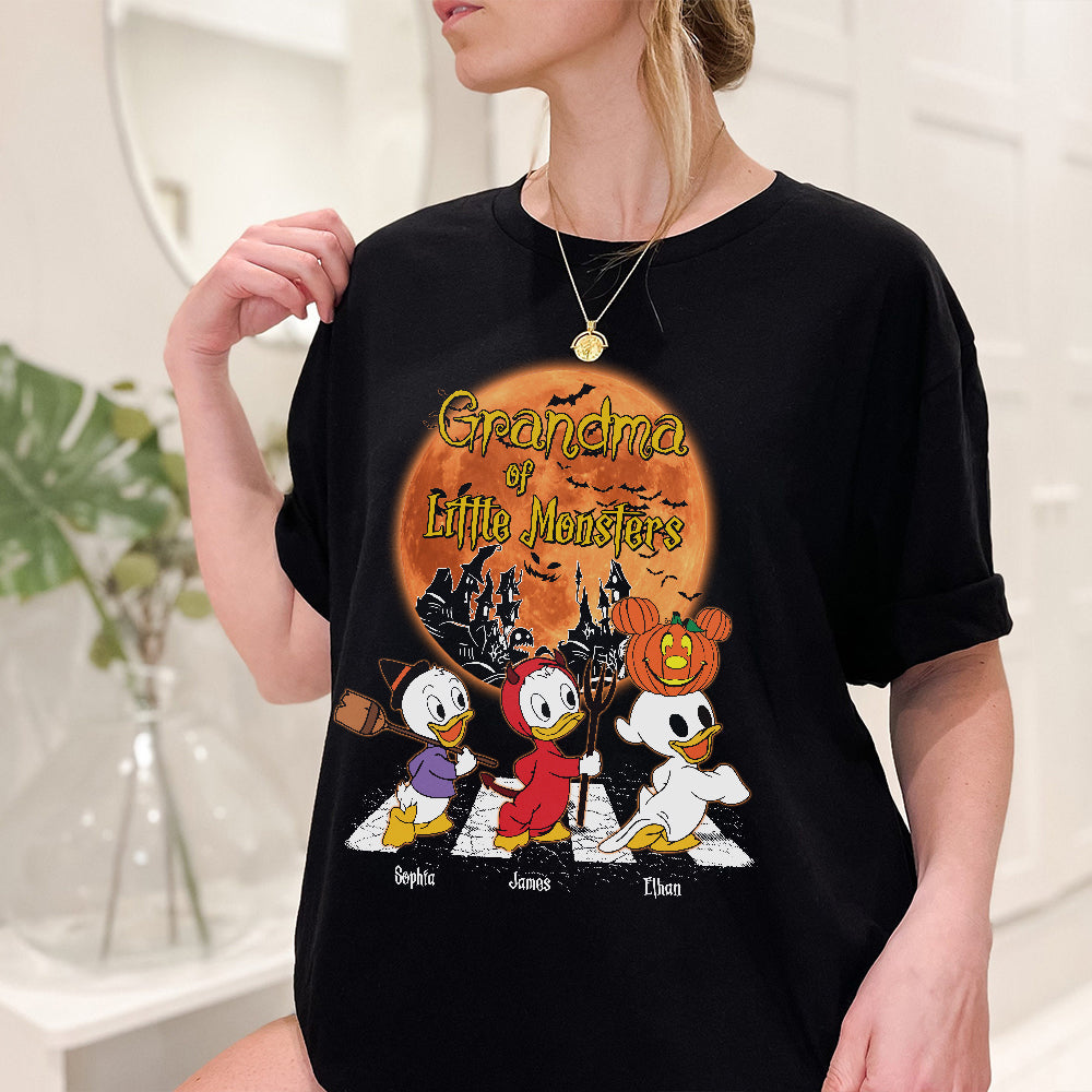 Personalized Grandma Of Little Monsters T-shirt & Hoodie for Halloween Gift T-shirt & Hoodie GradoCreations