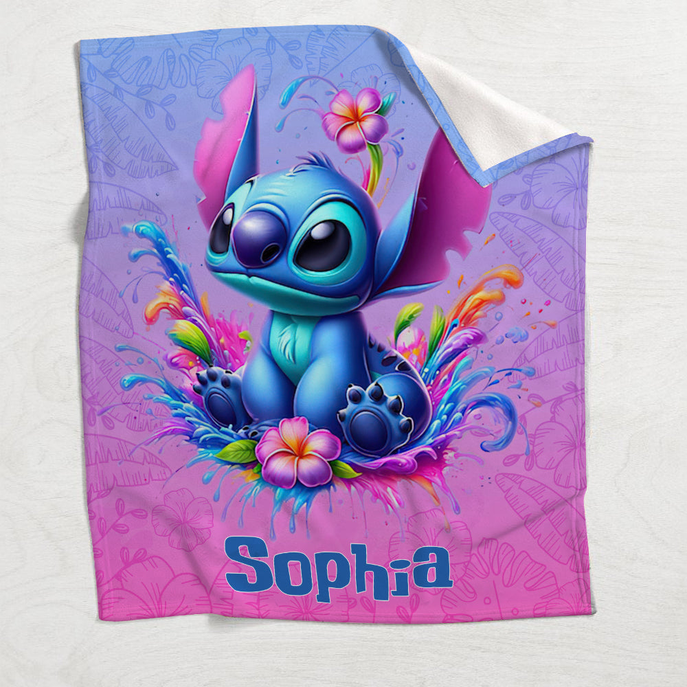 Personalized Ohana Blanket Custom Name Gift for Kids Blanket GradoCreations