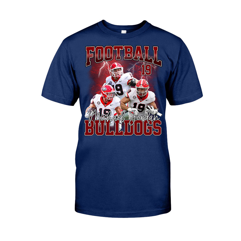 Personalized Football T-Shirt and Hoodie Custom Game Day Gift T-shirt & Hoodie GradoCreations