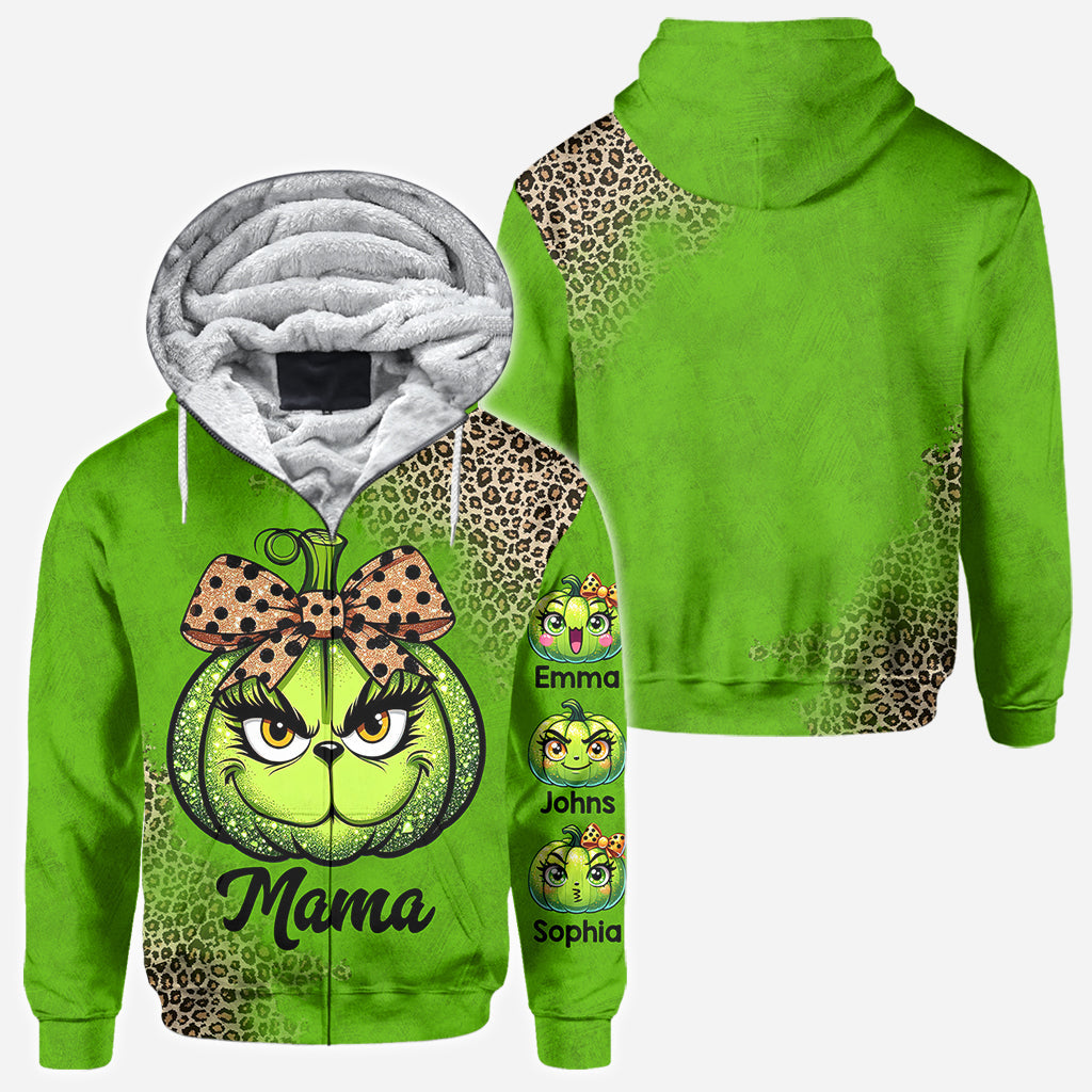 Personalized Grinchy Mama All Over Shirt Christmas Gift All Over Shirt GradoCreations