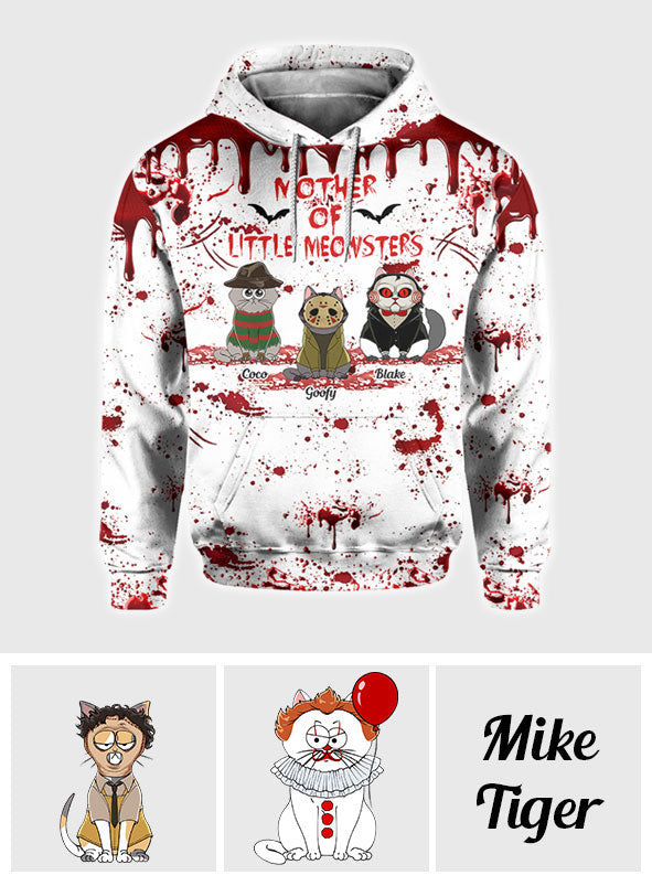Personalized Cat Themed All-Over Print Shirt for Cat Lovers All Over Shirt GradoCreations