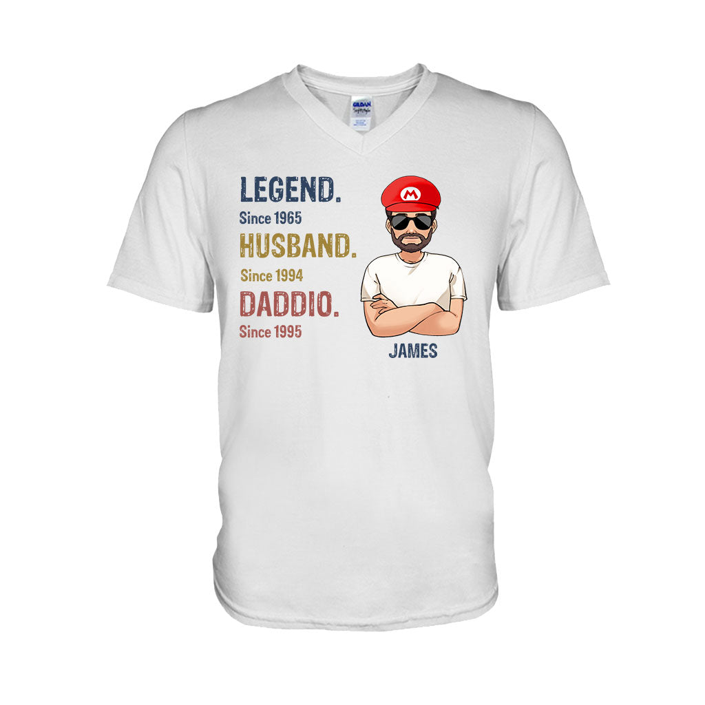 Personalized Super Plumber T-Shirt & Hoodie for Dad | Custom Name Gift T-shirt & Hoodie GradoCreations