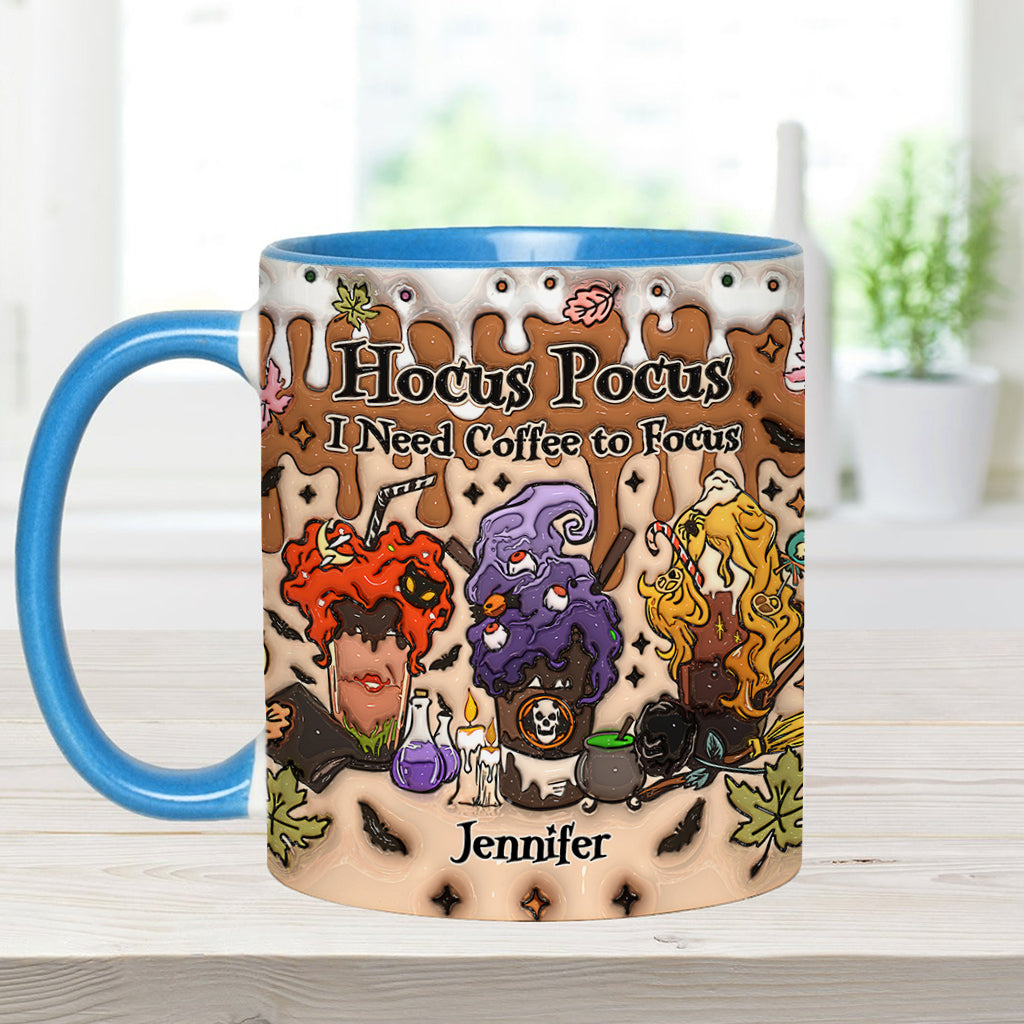 Personalized Three Witches Accent Mug for Fall Coffee Lovers Accent Mug GradoCreations