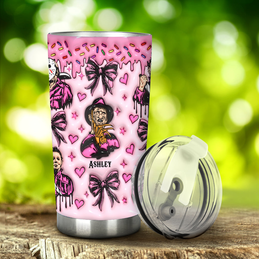 Personalized Horror Movie Tumbler Custom Name Gift for Fans Tumbler GradoCreations