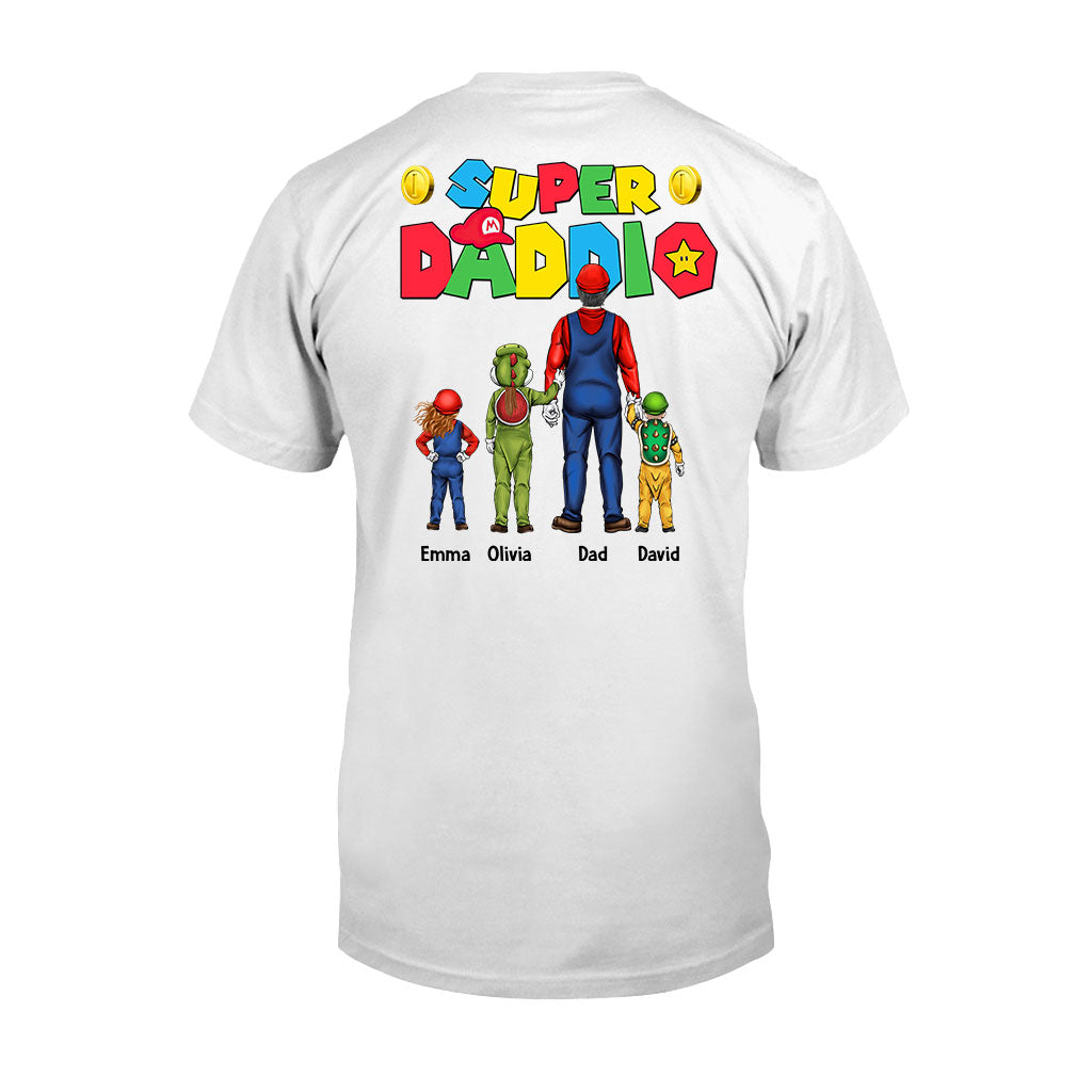 Personalized Super Daddio T-Shirt and Hoodie Gift for Dad T-shirt And Hoodie GradoCreations