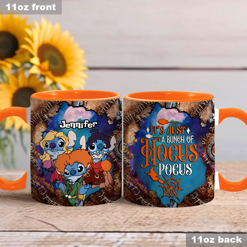 Personalized Hocus Pocus Accent Mug Custom Name Gift for Halloween Accent Mug GradoCreations