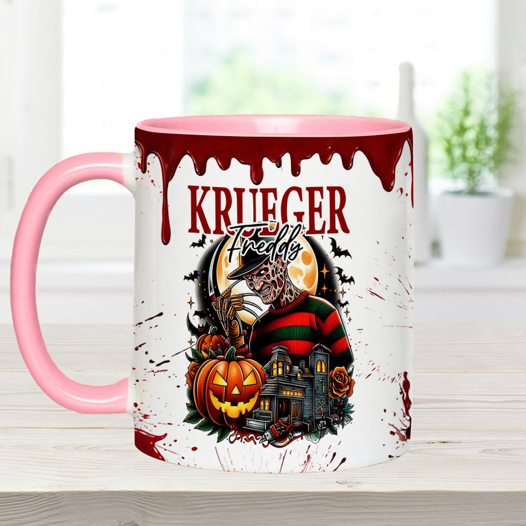 Personalized Horror Accent Mug Custom Name Gift for Fans Accent Mug GradoCreations