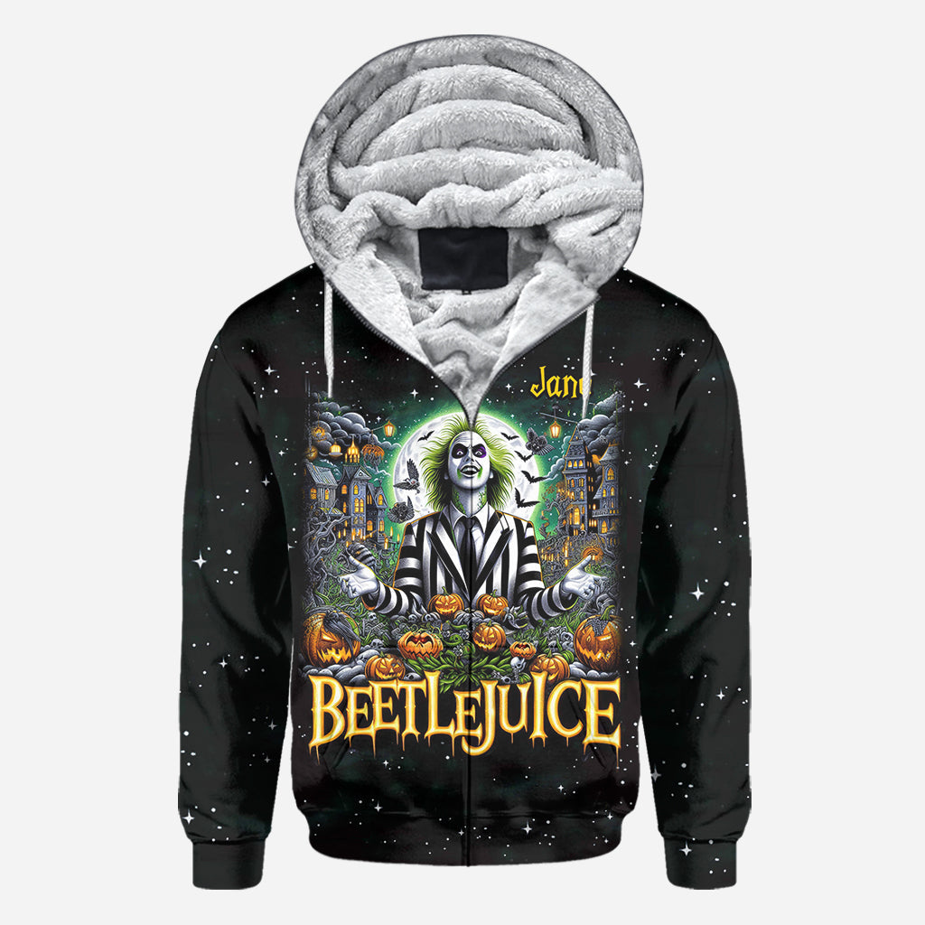 Personalized Beetlejuice All Over Shirt Custom Name Halloween Gift All Over Shirt GradoCreations