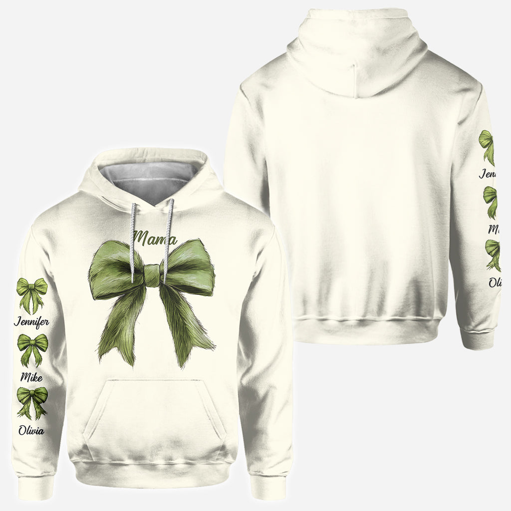 Personalized Mama Christmas All Over Shirt Custom Family Gift All Over Shirt GradoCreations